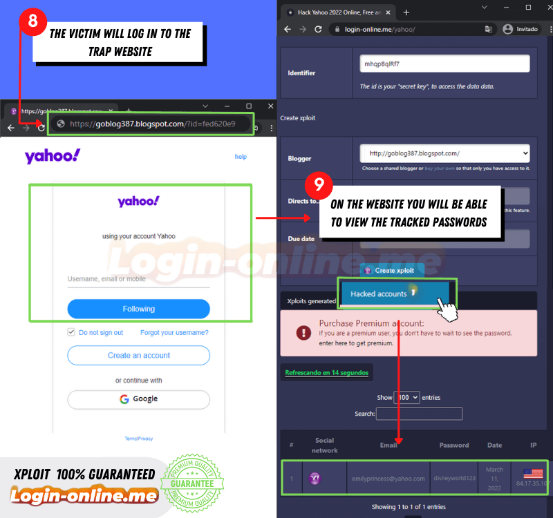 steps to hack facebook